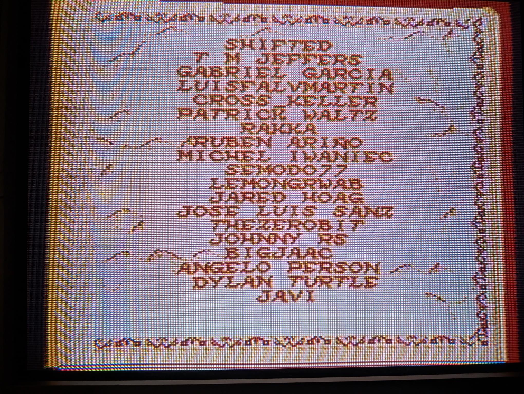 A screen with a list of credits of people who backed the Kickstarter at a tier that grants in game credit, with me, thezerobit about 2/3rds the way down the list. A screen with a list of credits of people who backed the Kickstarter at a tier that grants in game credit, with me, thezerobit about 2/3rds the way down the list.