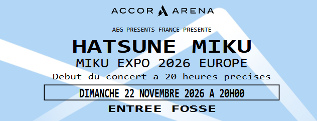 (part of) Miku Expo's Paris show ticket