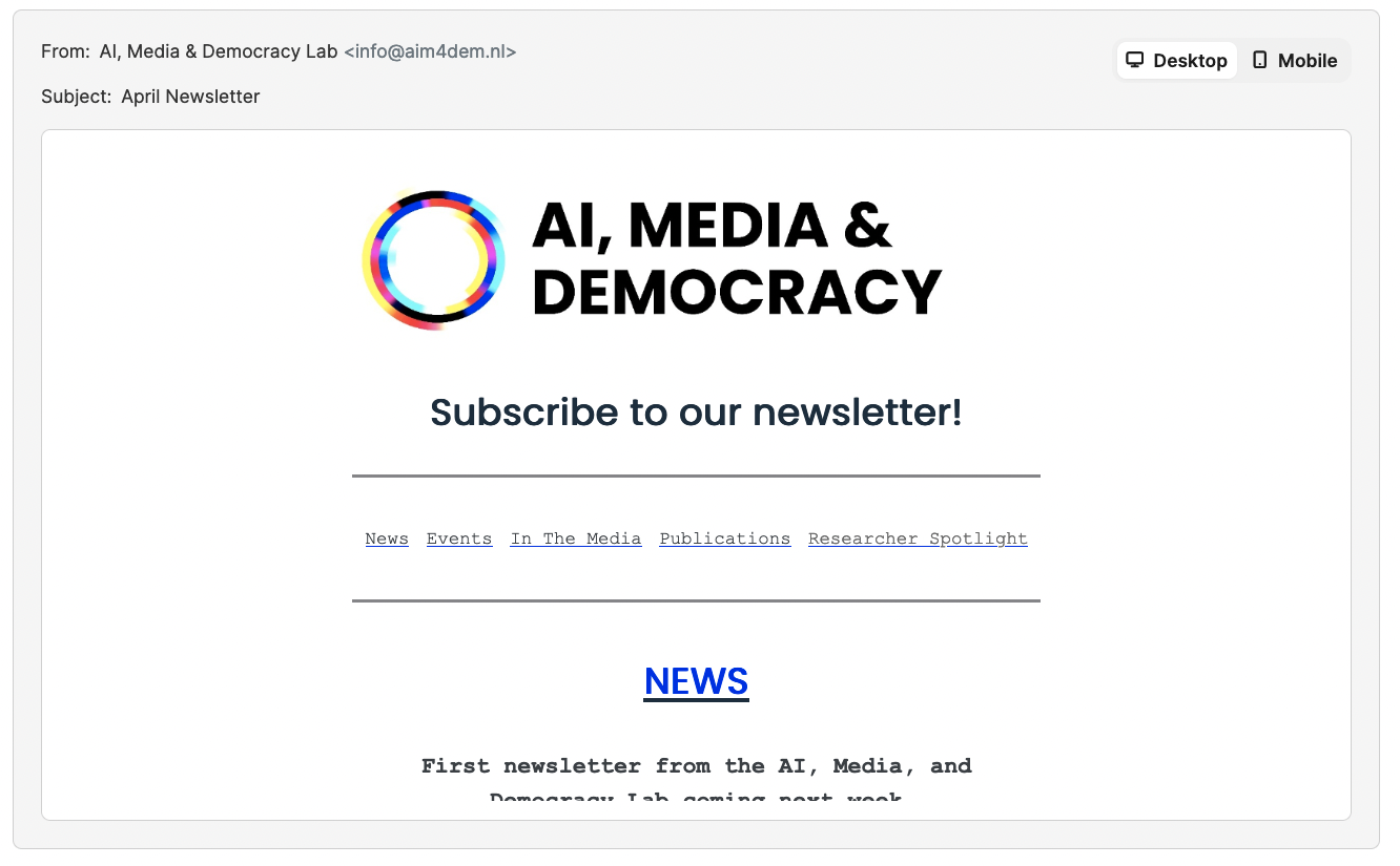 Posted media
