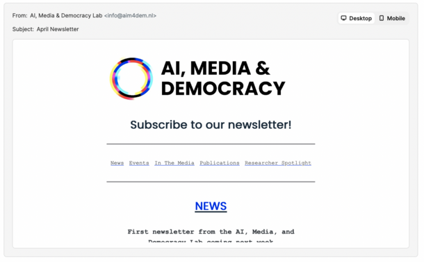 Posted media