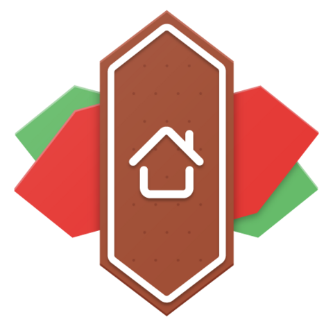 An image of the Nova Launcher Android app icon in a gingerbread style.