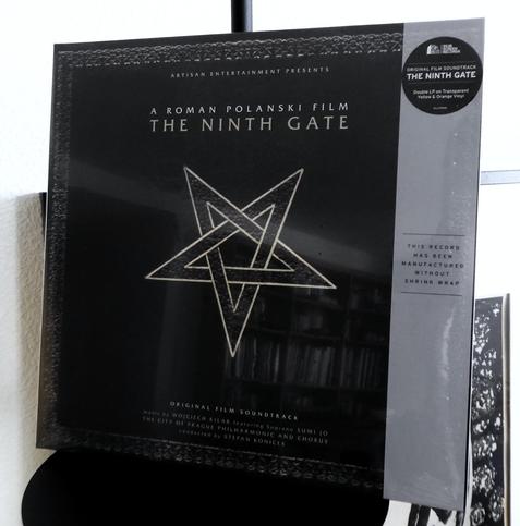 Record on a stand: The Ninth Gate (Polanski film) by Wojciech Kilar