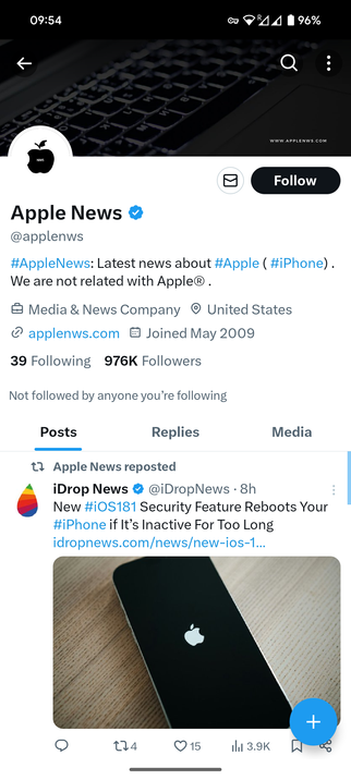 Posted media