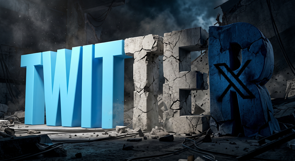 M/C Journal 'twitter' issue cover image, created by Alfred Hermida using Google Nano-banana.