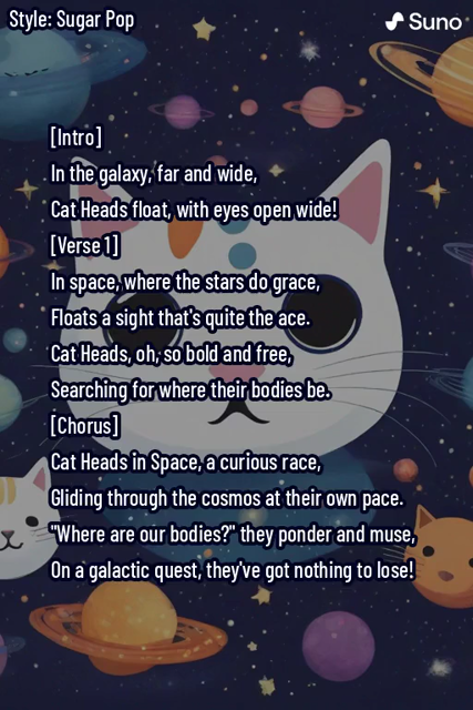 Cat Heads in Space -- Anthem!