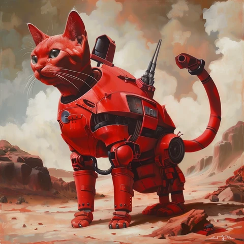 Red Team Cat Mech!