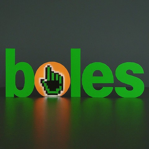Boles.ai logo image by Google Gemini. In green and orange?