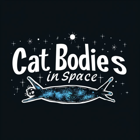 Cat BODIES in Space that includes heads!, but the body is weird, so this is sort of interesting. 
