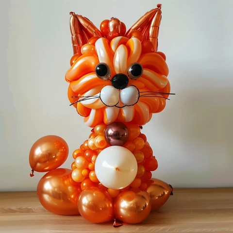 Orange Balloon Cat..