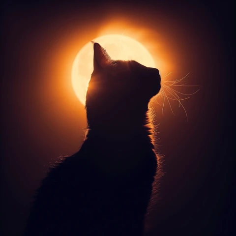 Total Eclipse of the Cat!