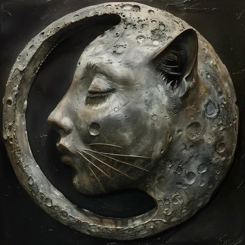 The Cat becomes the Man in the Moon.