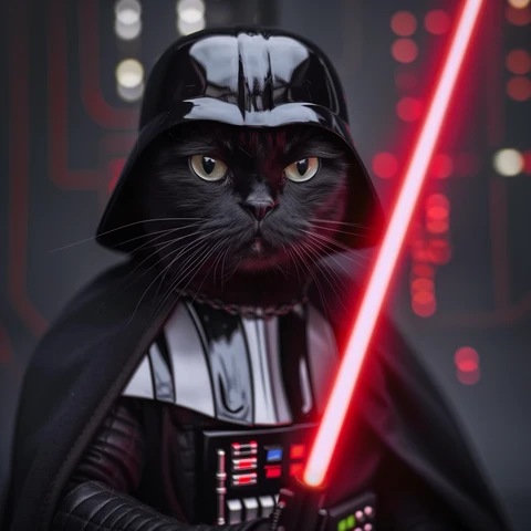 Darth Cat Vader.