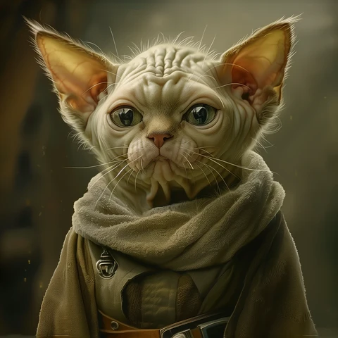 Master Yoda Cat.