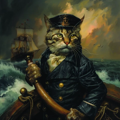Captain Ahab Cat! 