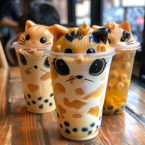 Boba Cats and bite you back! 