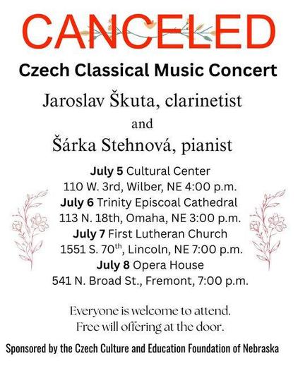 Cancelled concert due to immigration.