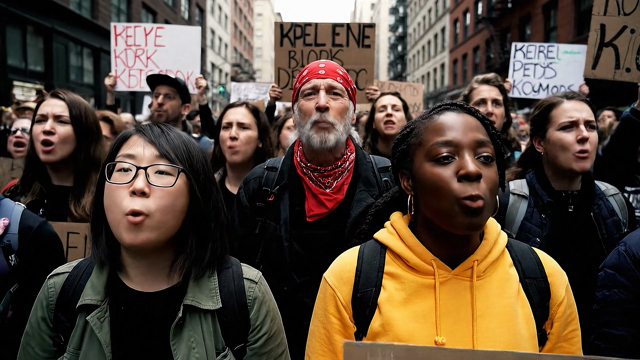 Unison protest video. 