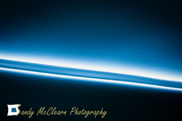 Ripple on calm water viewed from above. 