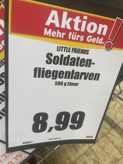 Soldaten fliegenlarven