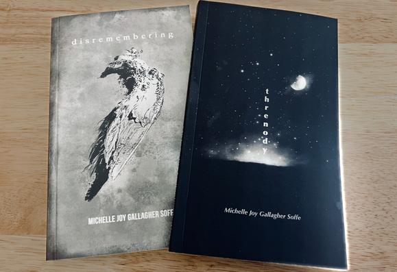 Two books: disremembering and threnody by Michelle Joy Gallagher soffe