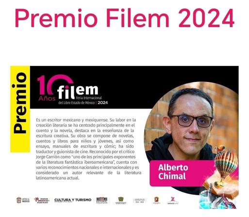 Comunicado de la concesión del Premio FILEM 2024.