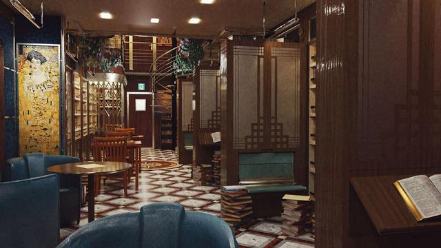 The library car from Snowpiercer Season 3.