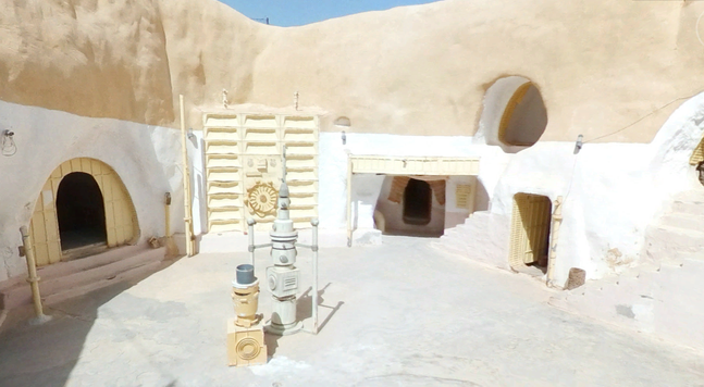 Actual location in Tunisia