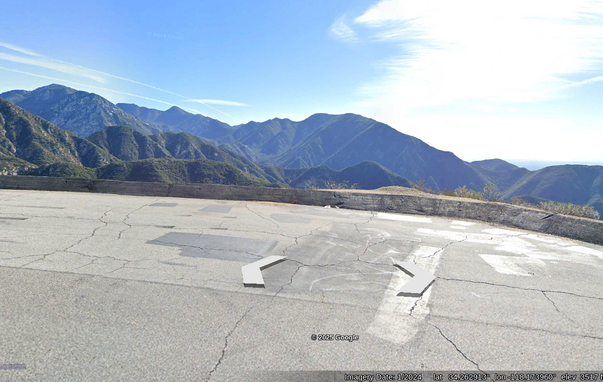 Google Street View from where the car is parked