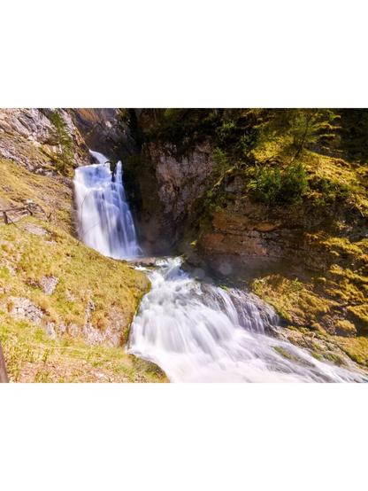 Waterfall in the palfauer wasserlochklamm, styria