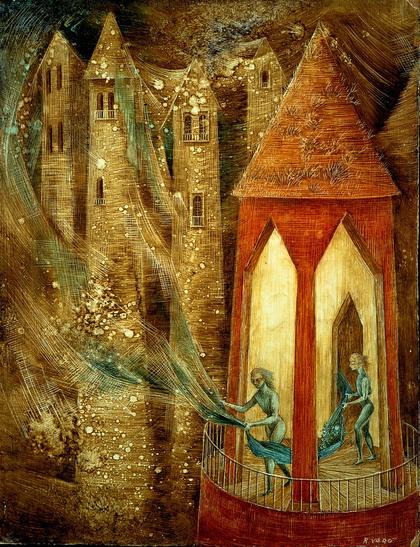 The Task / La Tarea (1955) by Remedios Varo (1908 - 1963)