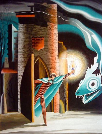 Insomnia II / Insomnio II (Insomnio) (1947) by Remedios Varo (1908 - 1963)