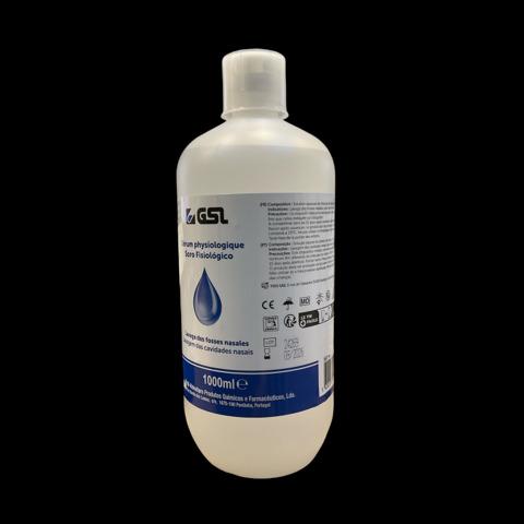 Sérum physiologique 500 ml et 1 litre GSL - GSL - Sérum physiologique contenants de 1 litre de marque GSL   Sérum physiologique contenants de 500 ml de marque GSL