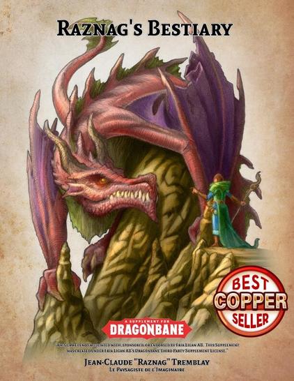 Cover page of the bestiary!