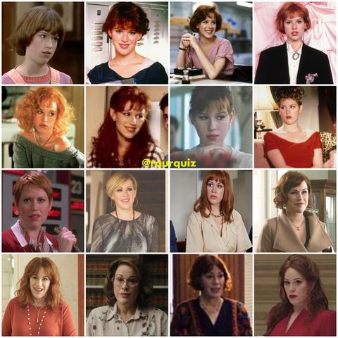 Happy Birthday molly ringwald actress sixteen candles the breakfast club pretty in pink for keeps fresh horses king lear betsys wedding not another teen movie