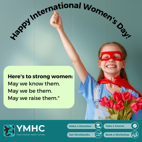 Happy International Women's Day! "Here's to strong women: May we know them. May we be them. May we raise them."