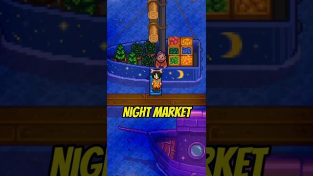 Interesting things at the Night Market festival in Stardew Valley #stardewvalley #shorts #games