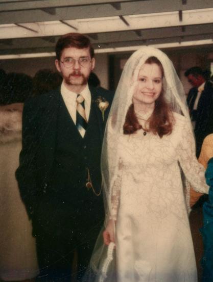 My wife and I in 1980