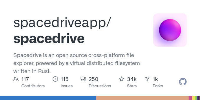 Spacedrive is an open source cross-platform file explorer, powered by a virtual distributed filesystem written in Rust. - spacedriveapp/spacedrive