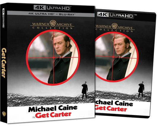 get carter, 4k, warner archive, michael caine