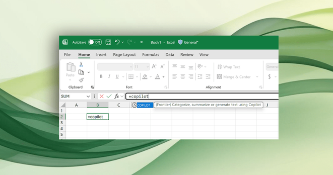 An image showing Microsoft’s COPILOT function
