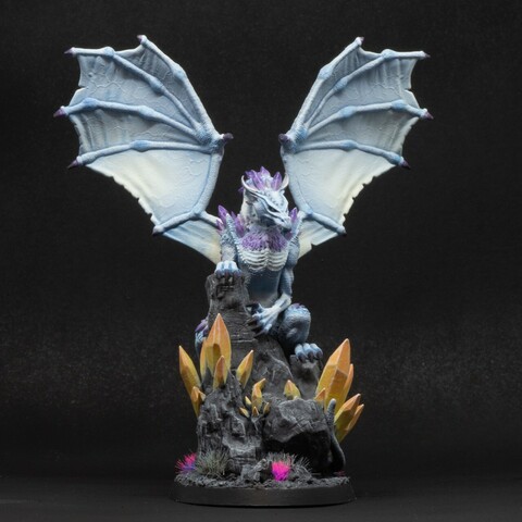 A Crystal dragon