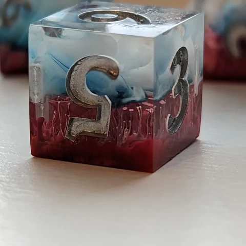 A close up of the d6