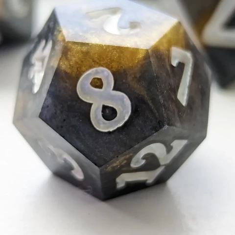 A close up of the d12