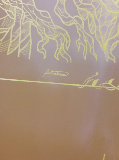 A close-up of the part of the screen showing Salvaterra's signature 