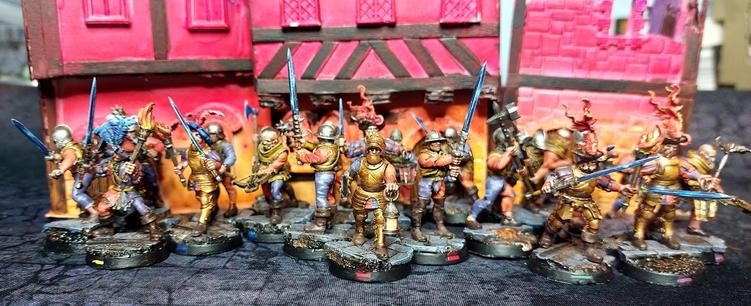 More time warband with a lot of colors and swords and flamboyant helmets and hats