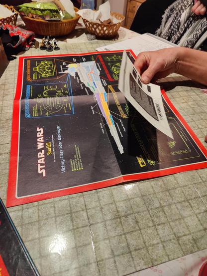 Star wars RPG handout of ship map