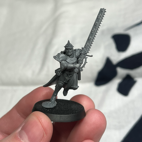 Sister of Battle Novitiate Penitent, assembled but unpainted 