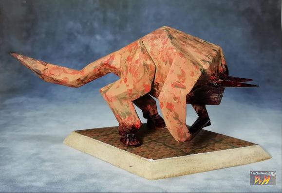 Right side of the Quake Fiend scale model.