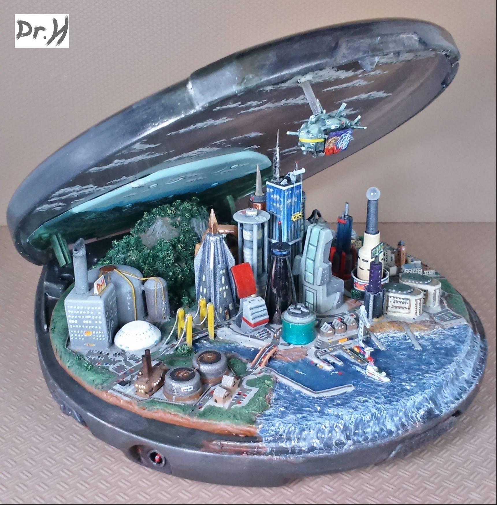 Left side of the CD City.
