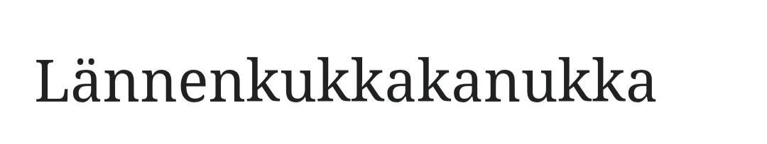 Lännenkukkakanukka